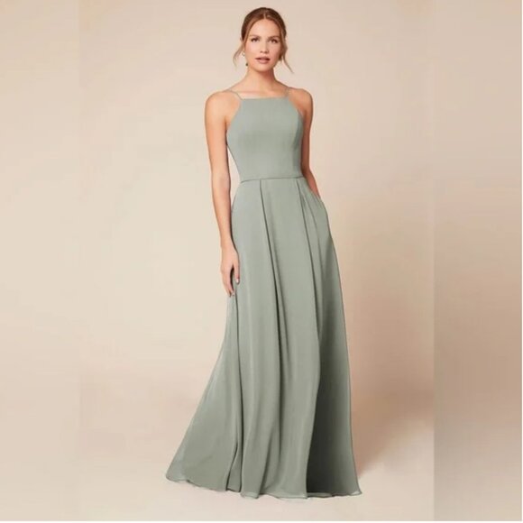 Dear Cleo Dresses & Skirts - Sage Green Full Length Bridesmaid Dress
